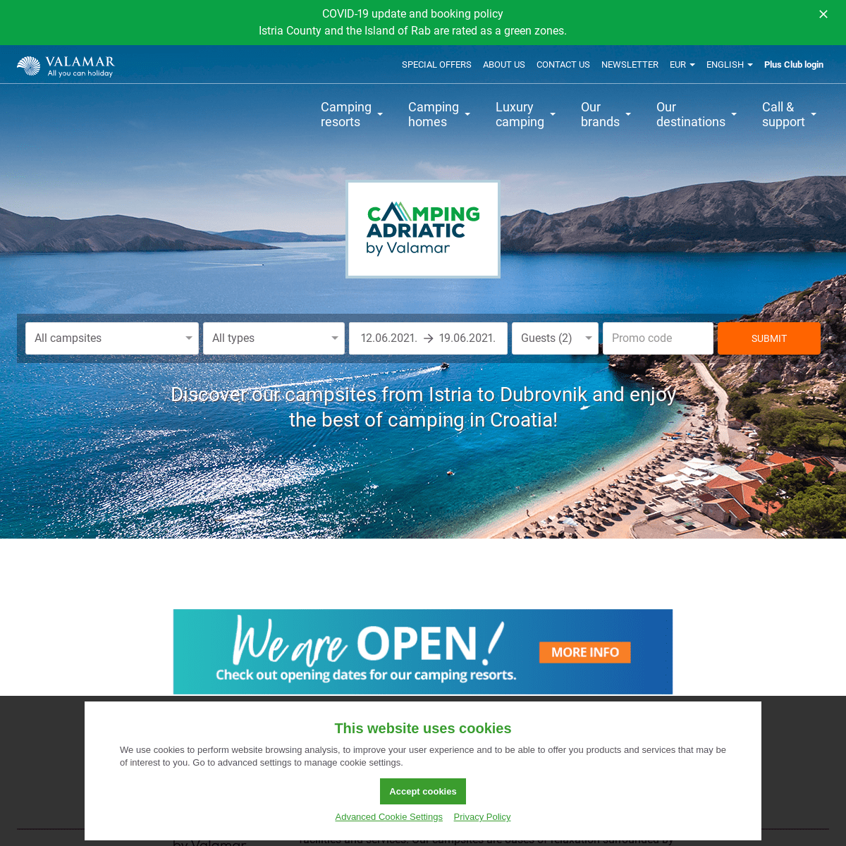 A complete backup of https://camping-adriatic.com