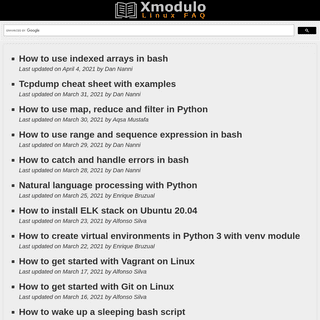A complete backup of https://xmodulo.com