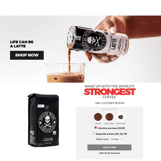 Death Wish Coffee Company- World`s Strongest Coffee - Best Coffee