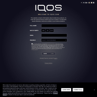 A complete backup of https://iqos.com
