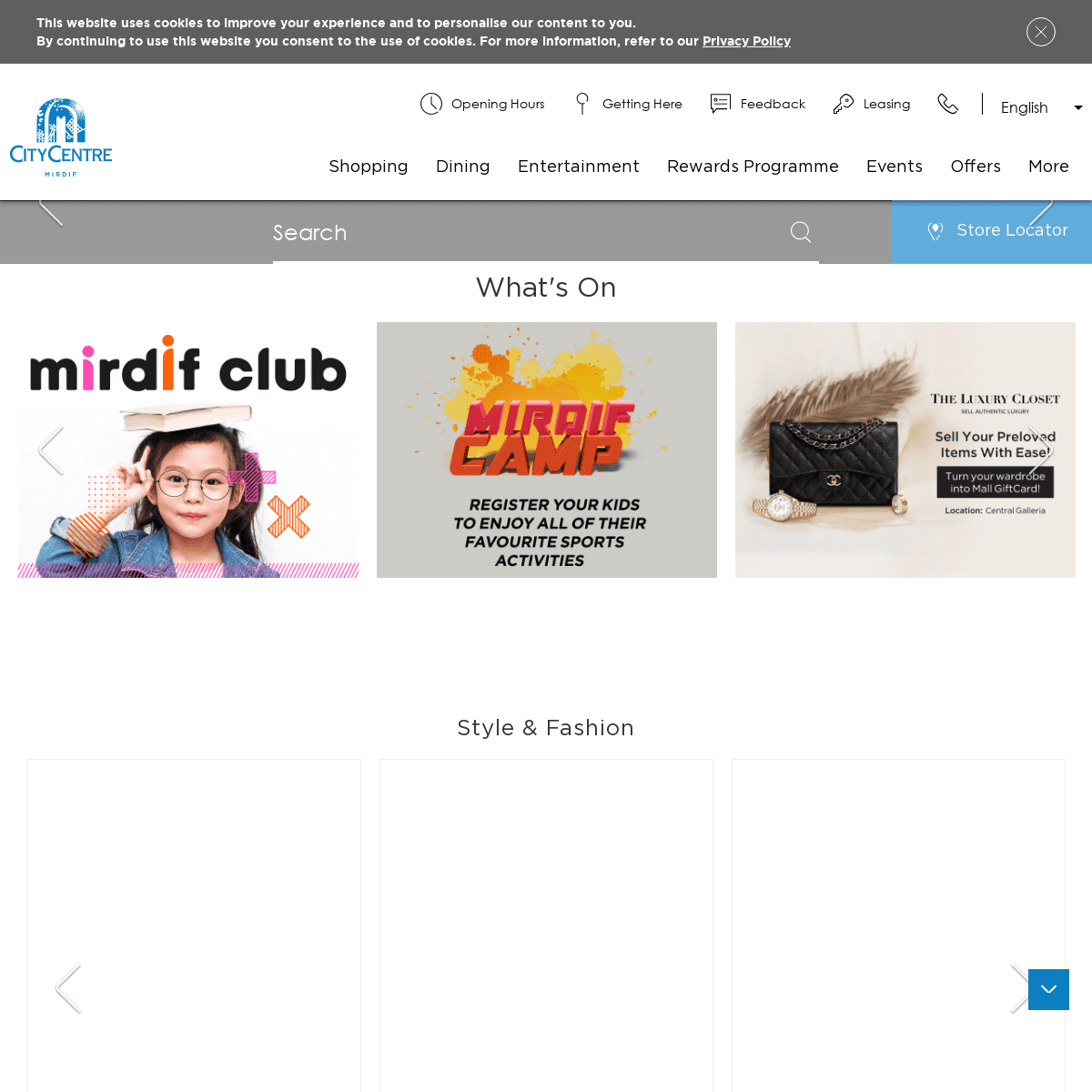 A complete backup of https://citycentremirdif.com