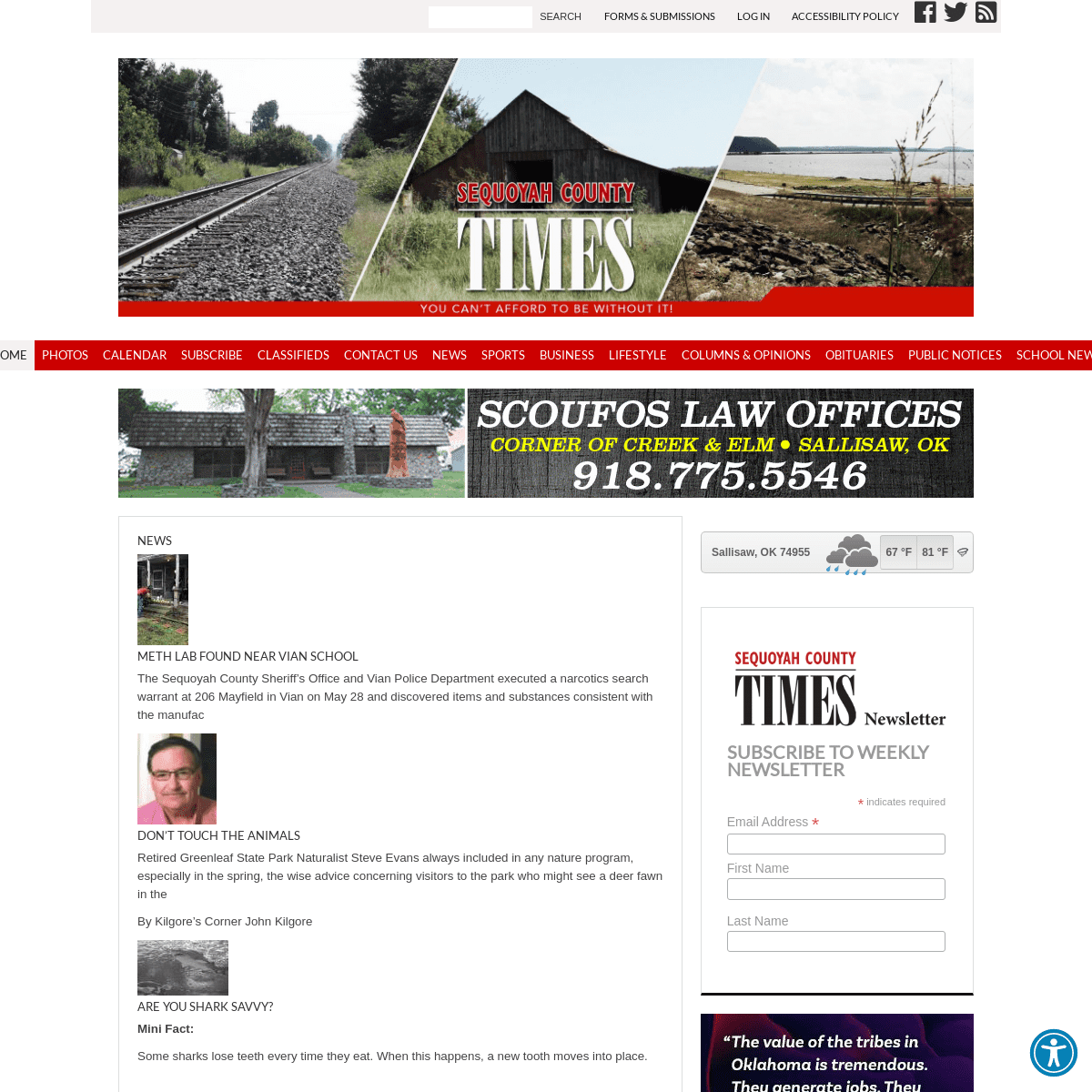 A complete backup of https://sequoyahcountytimes.com