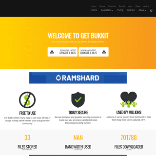 Get Bukkit - Download CraftBukkit 1.16.5 - Download Spigot 1.16.5