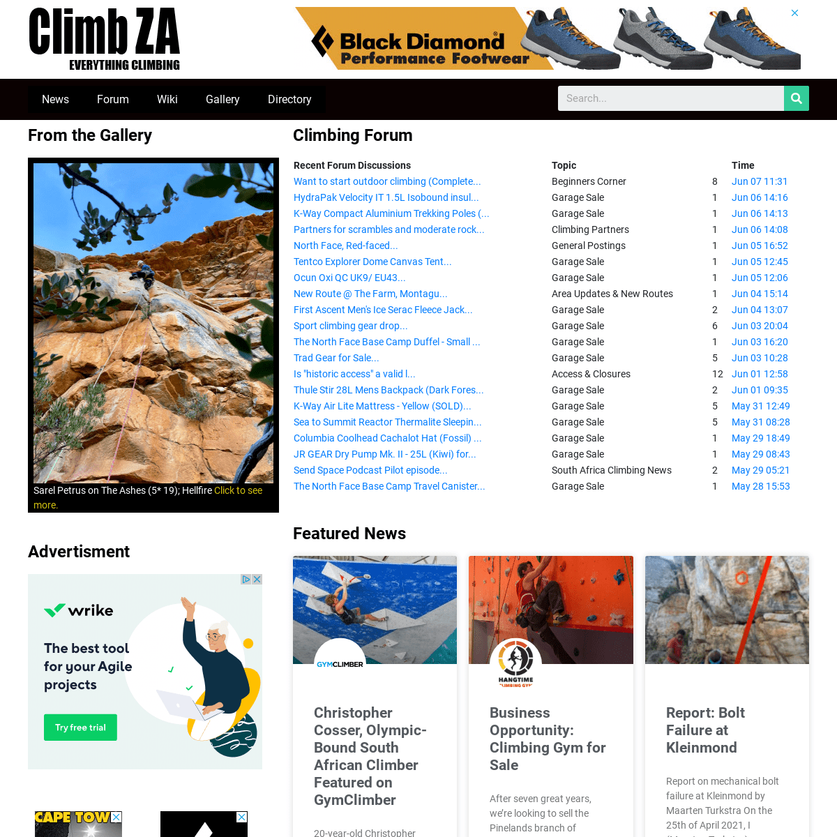 A complete backup of https://climbing.co.za