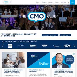 A complete backup of https://thecmoclub.com