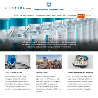 International Monetary Fund - Homepage