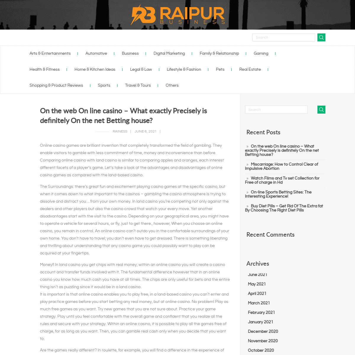 A complete backup of https://raipurbusiness.com