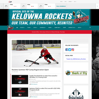 Kelowna Rockets â€“ Official site of the Kelowna Rockets