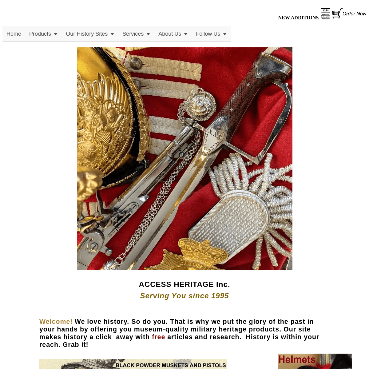 A complete backup of https://militaryheritage.com