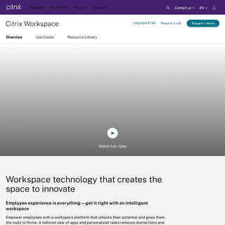 Citrix Workspace â€“ Cloud Workspace for Modern Workforce - Citrix