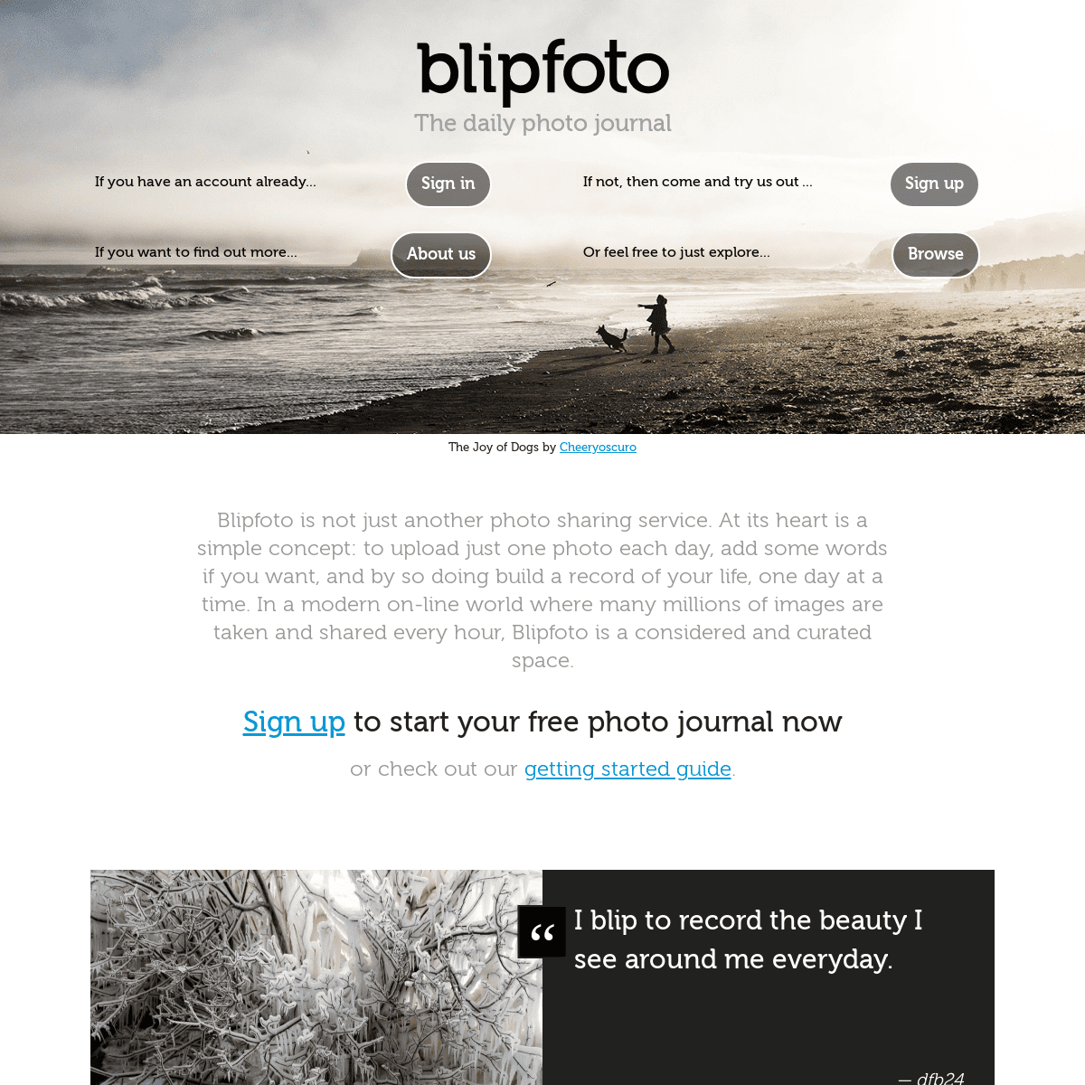 A complete backup of https://blipfoto.com