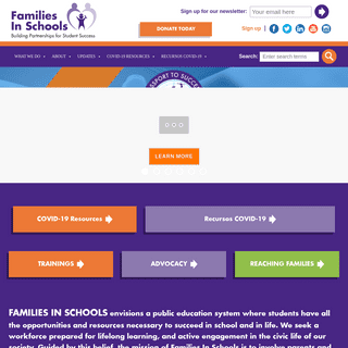 A complete backup of https://familiesinschools.org