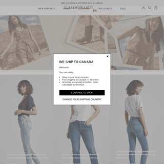 Premium Denim, Jeans & Clothing for Women - Current Elliott â€“ Current-Elliott
