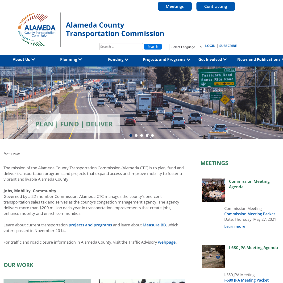 Home page - Alameda CTC
