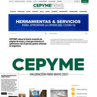 Noticias de Pymes, AutÃ³nomos y Emprendedores - Cepymenews