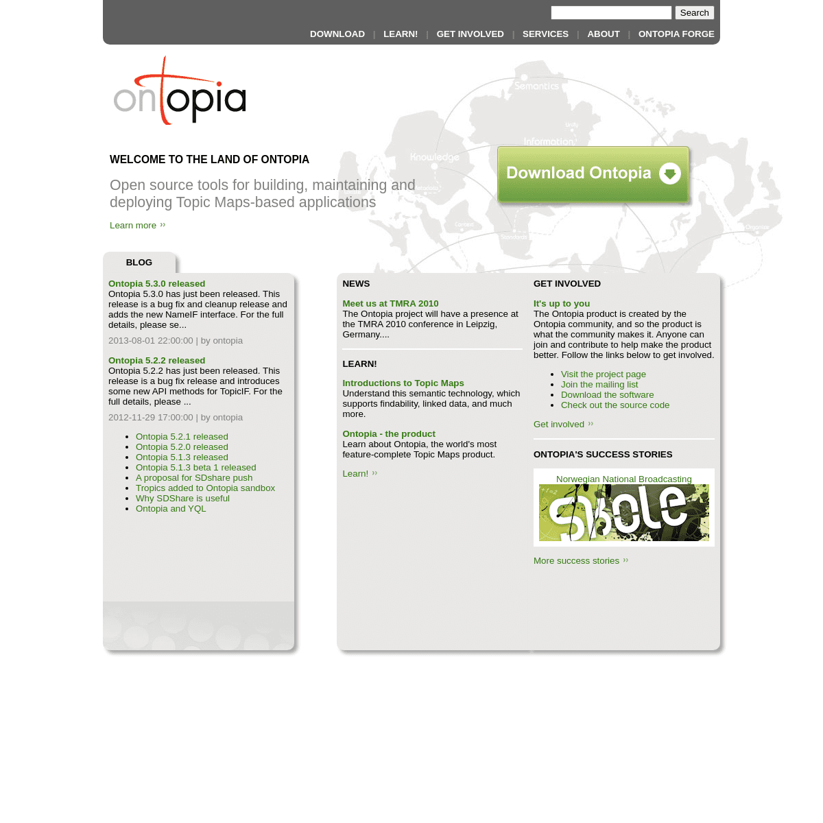 A complete backup of https://ontopia.net