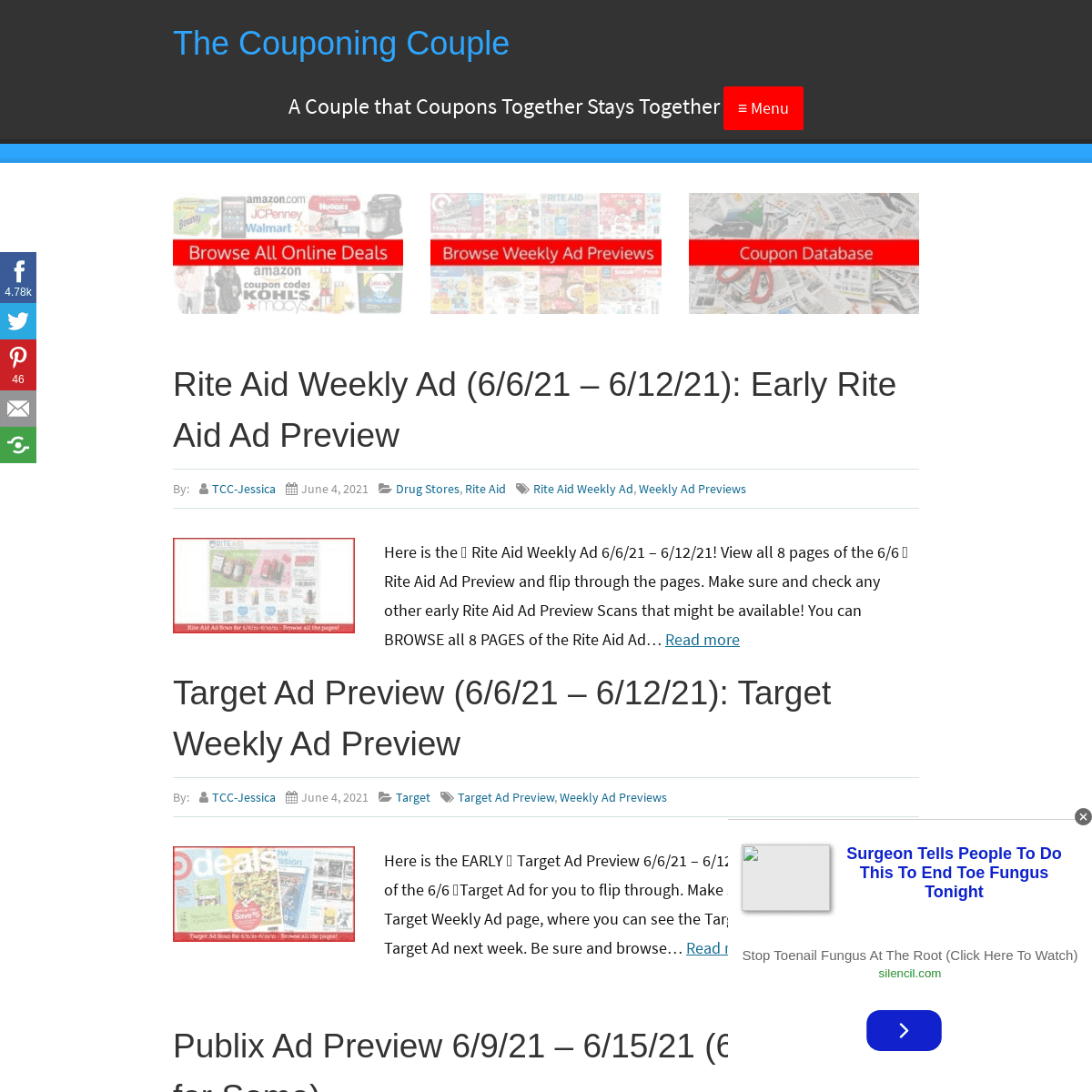 A complete backup of https://thecouponingcouple.com