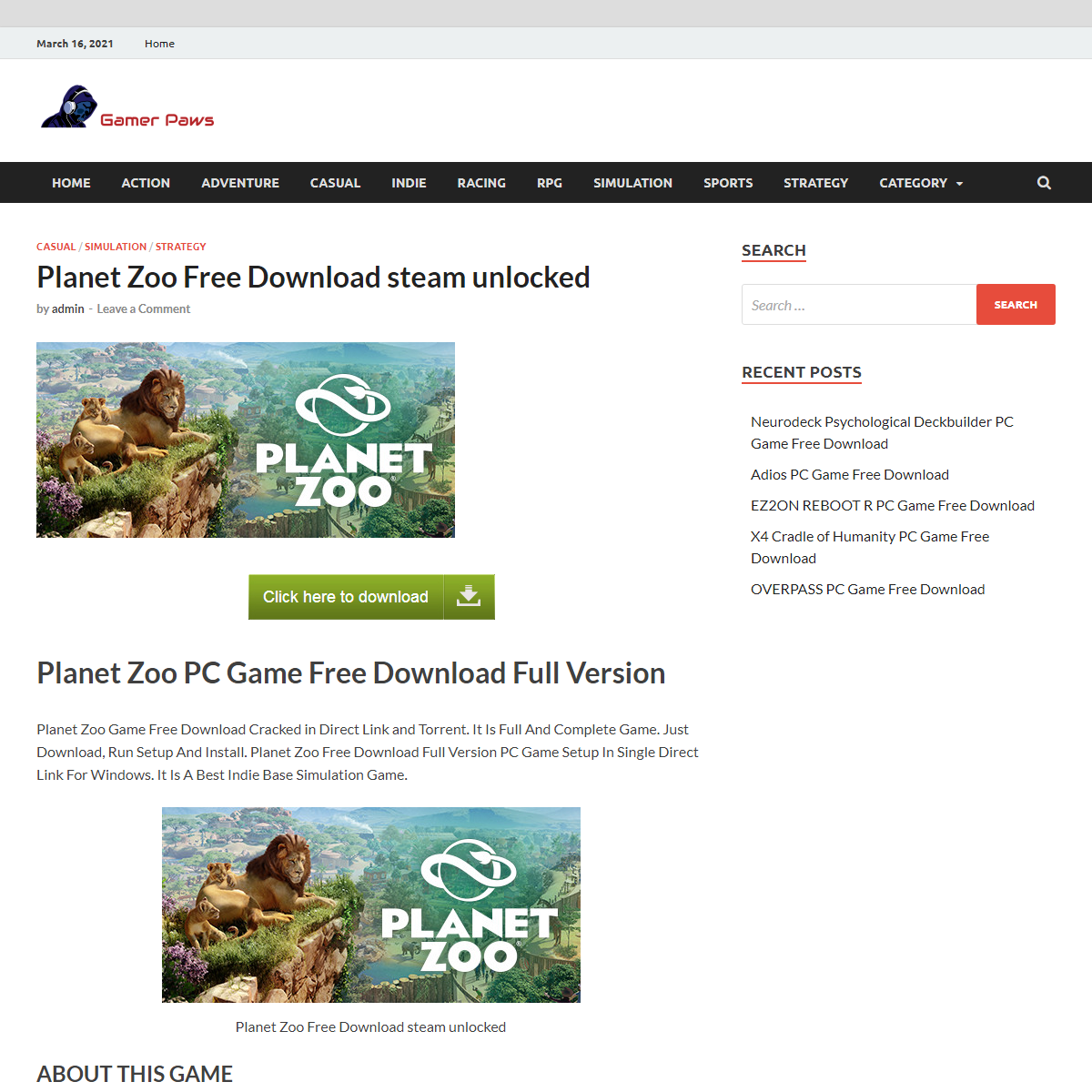 A complete backup of https://gamerpaws.com/planet-zoo-free-download-steam-unlocked/