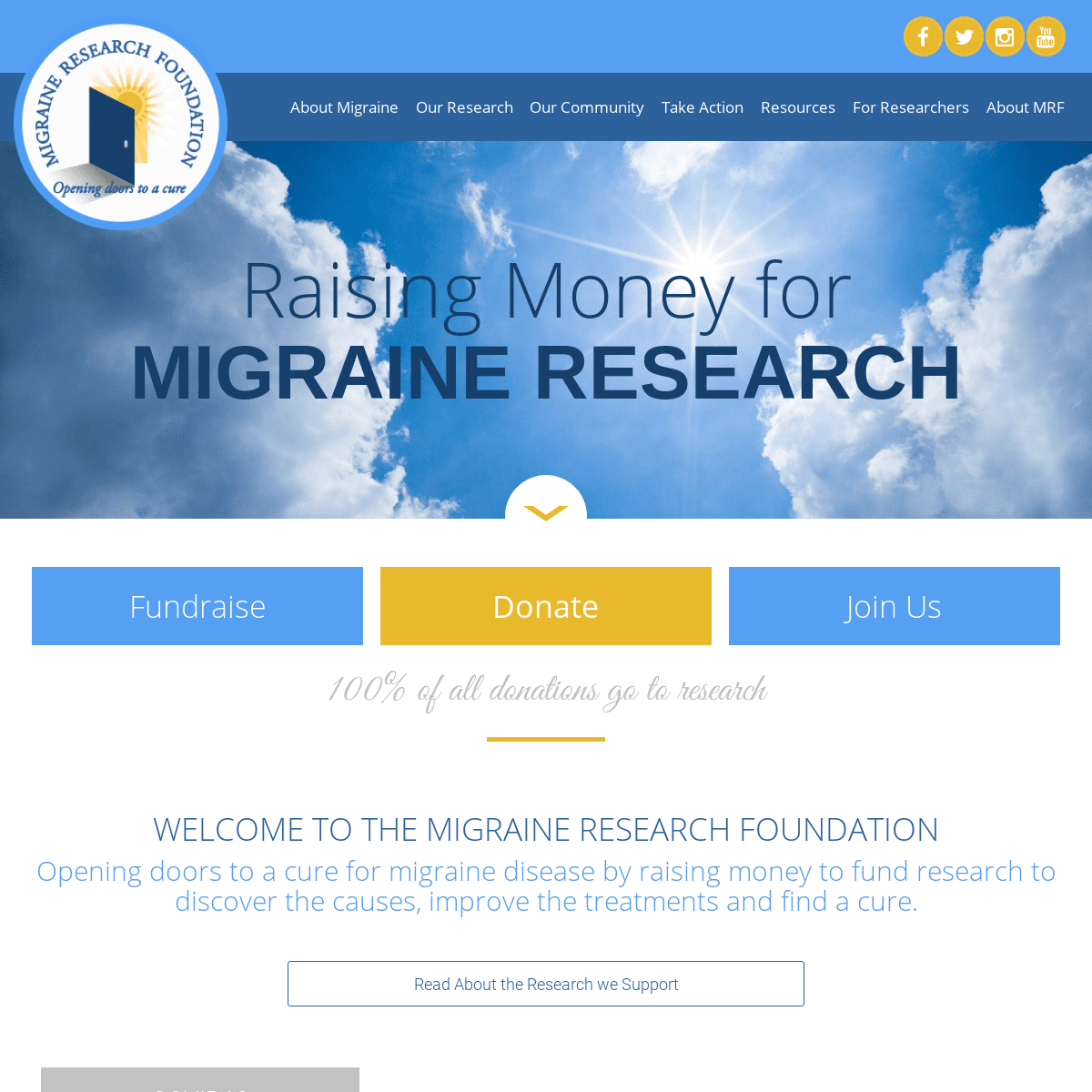 A complete backup of https://migraineresearchfoundation.org