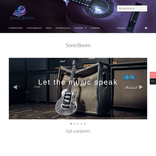 SonicBoom-online prodavnica muziÄkih instrumenata