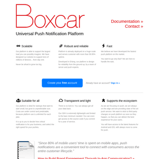 A complete backup of https://boxcar.io