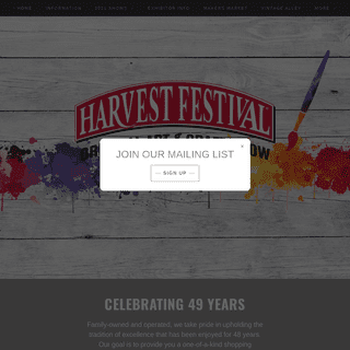 A complete backup of https://harvestfestival.com