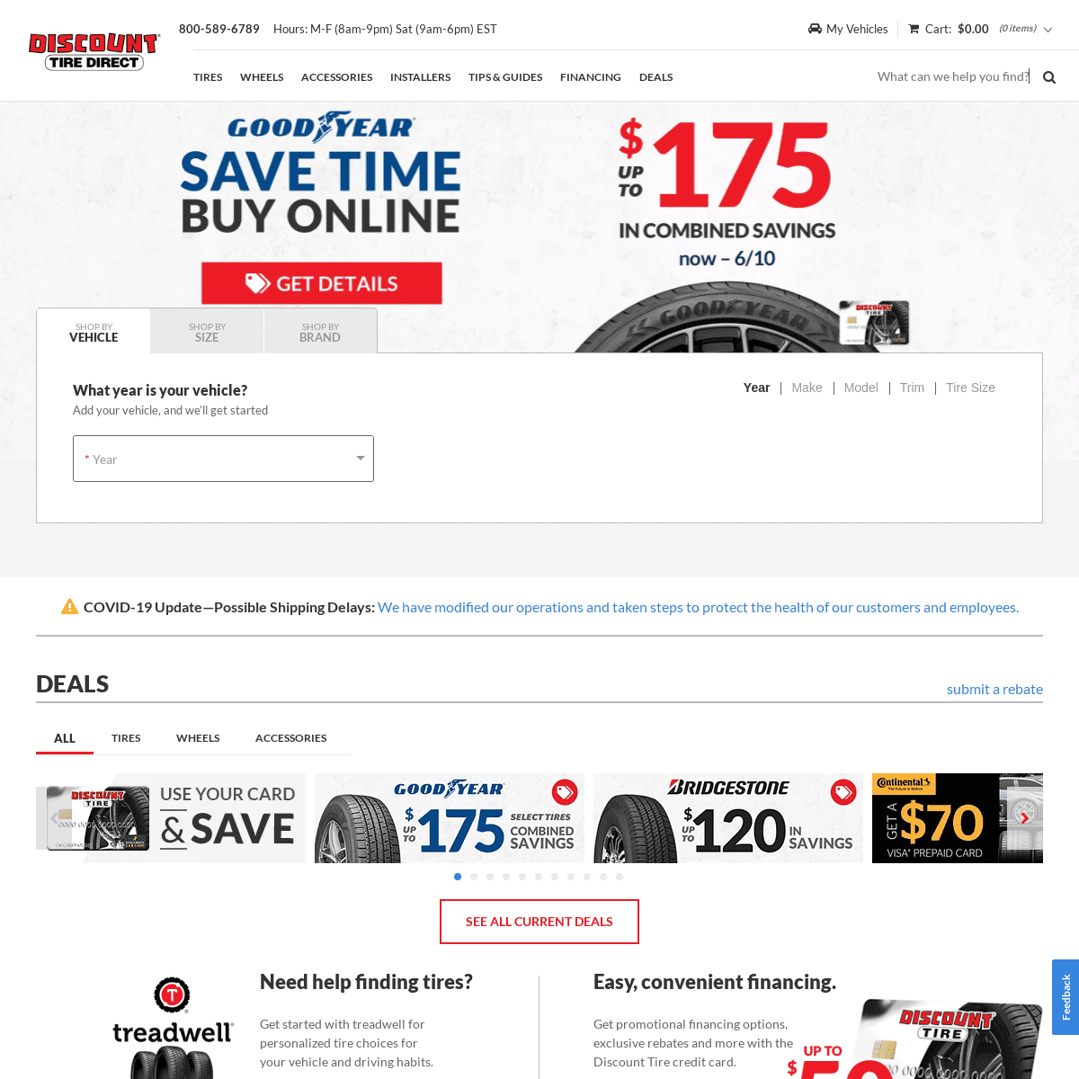 A complete backup of https://discounttiredirect.com