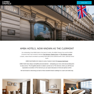 Amba Hotels- 4 Star Luxury Hotels In London