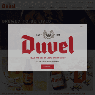 A complete backup of https://duvel.be