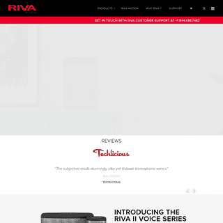 New RIVA Voice Series - Premium Alexa Enabled Speakers