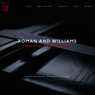 A complete backup of https://romanandwilliams.com