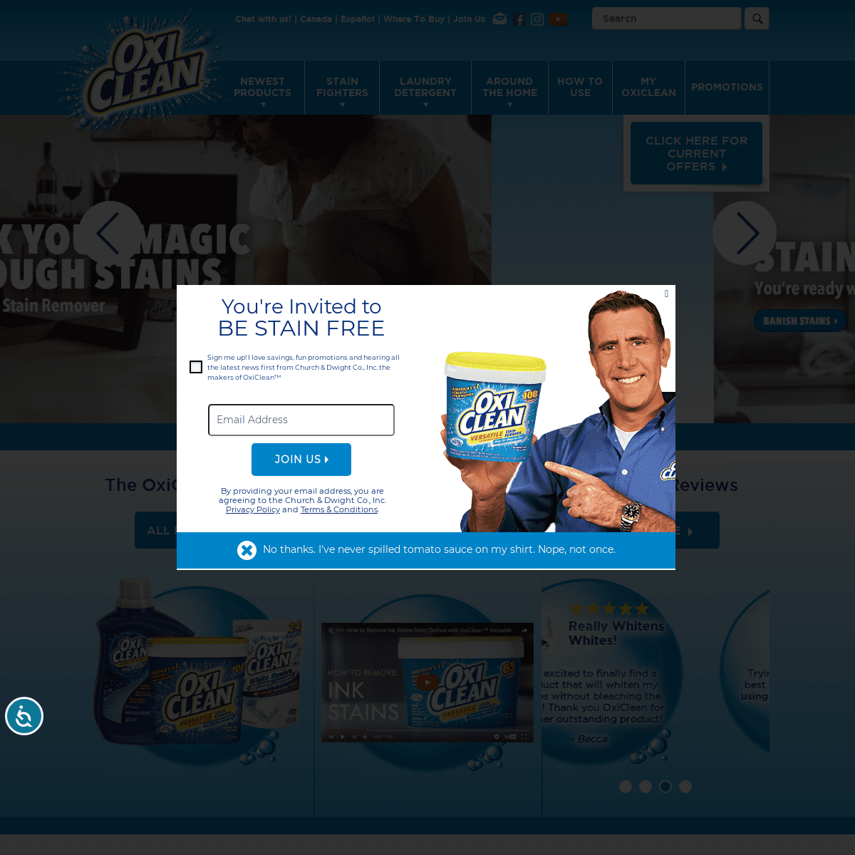 A complete backup of https://oxiclean.com