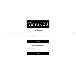 A complete backup of https://venuedu.com