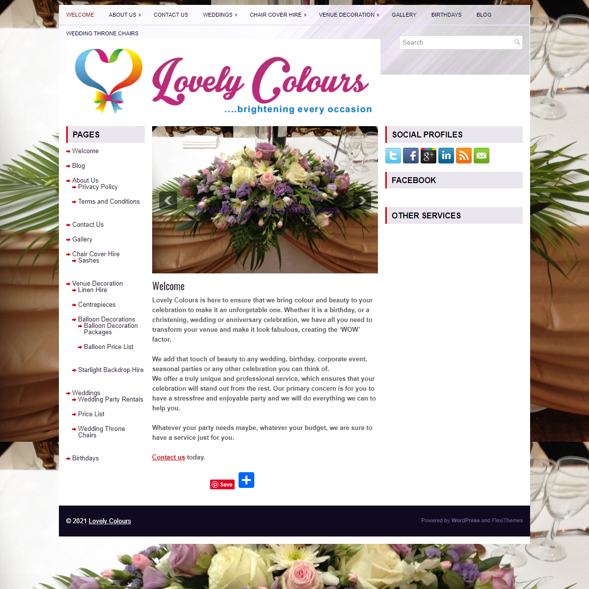 Lovely Colours â€“ Lovely Colours â€“ Weddings, Parties and Events.