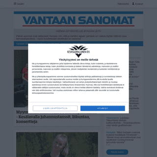A complete backup of https://vantaansanomat.fi