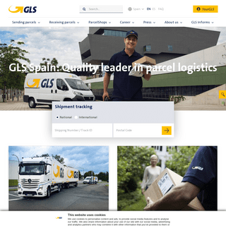 Leading parcel and courier agency for quality shipping - GLS Spain