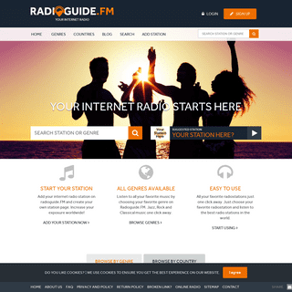 Internet radio - Listen to online radio stations - Radioguide.FM
