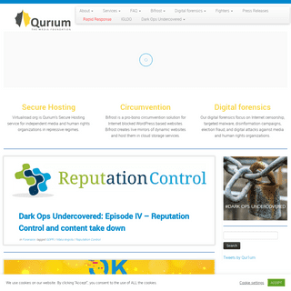 A complete backup of https://qurium.org