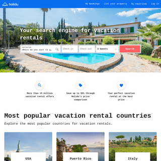Vacation Rentals - Cabins - Condos - Search Engine - Holidu