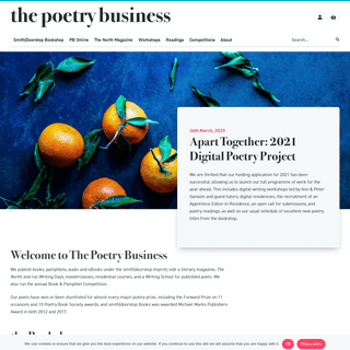 A complete backup of https://poetrybusiness.co.uk