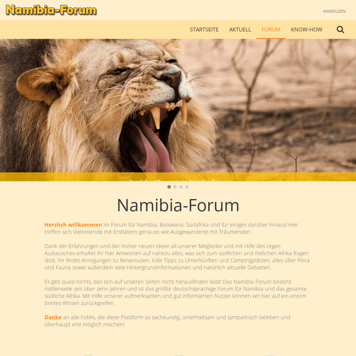 A complete backup of https://namibia-forum.ch