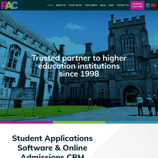 Best Student Application & Admissions Software - PAC