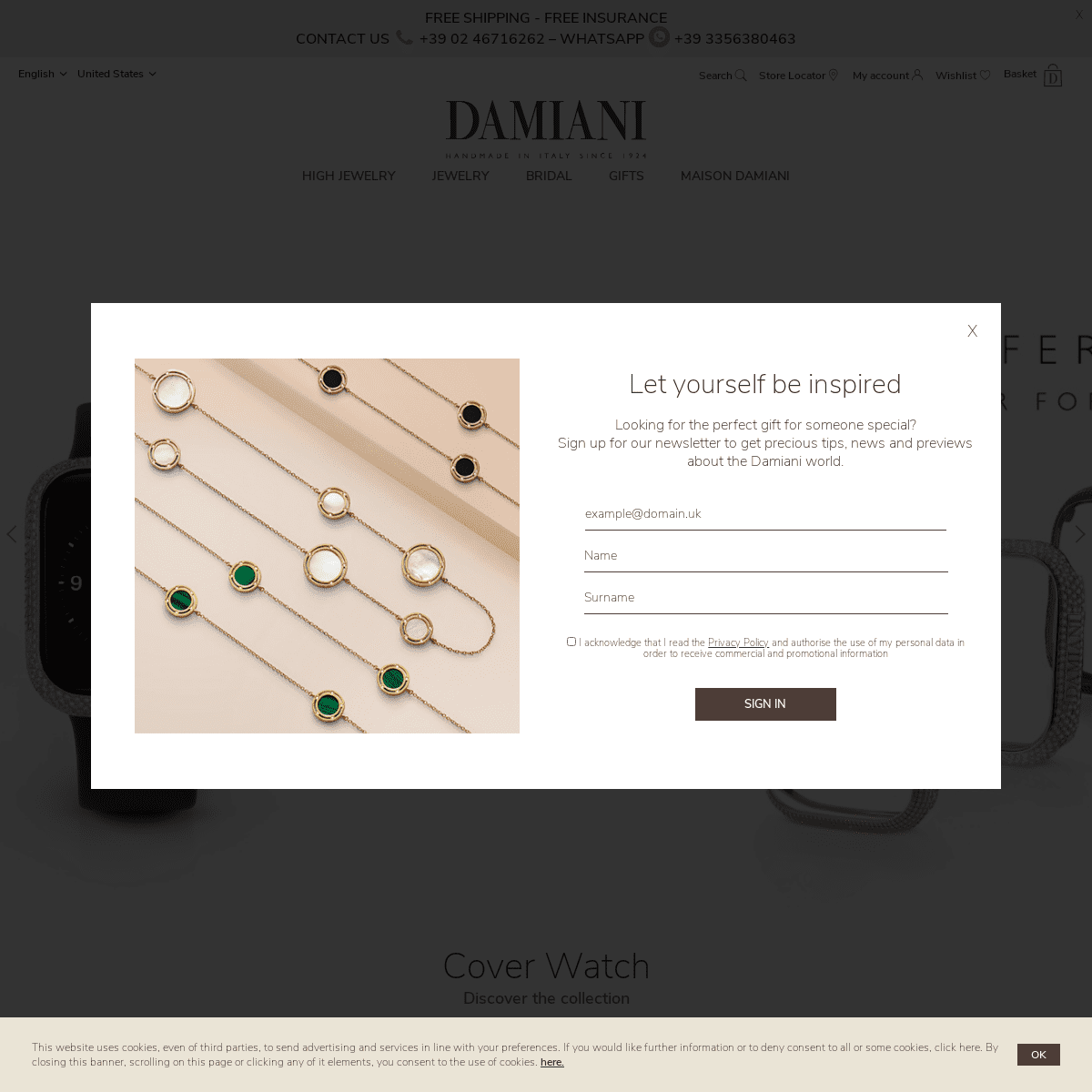 A complete backup of https://damiani.com