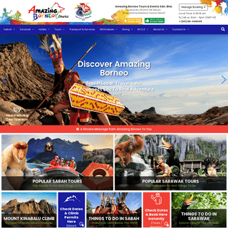 Amazing Borneo Tours- The Leading Local Tour Agency in Sabah Malaysia l Hotel Resort Bookings, Kota Kinabalu, Mount Kinabalu Cli
