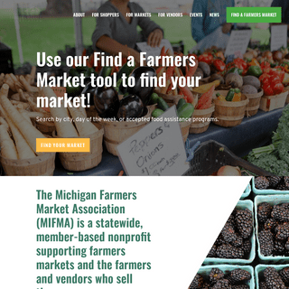 Michigan Farmers Market Association â€“ Michigan Farmers Market Association â€“ Get Under the Umbrella!
