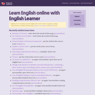 A complete backup of https://englishlearner.com