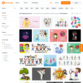 Kids Fighting Vector Art, Icons, and Graphics for Free Download