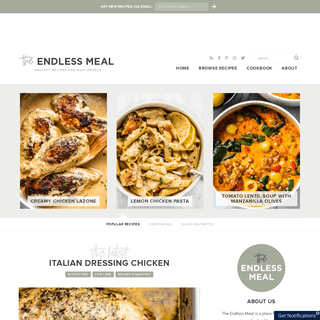 The Endless MealÂ® - Healthy Recipes for Busy People