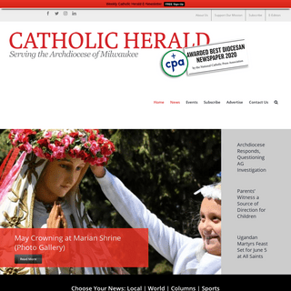 A complete backup of https://catholicherald.org