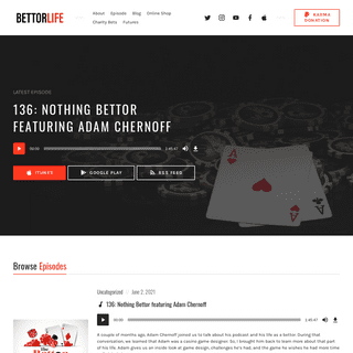A complete backup of https://thebettorlife.us
